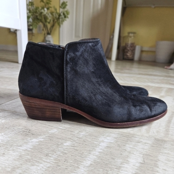 Sam Edelman Betty Suede Leather Ankle Booties - Picture 1 of 16